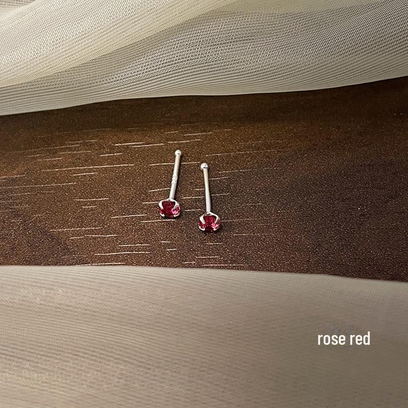 

Мини кафф для уха из серебра 925 пробы: Цветные бриллианты с четырьмя крапанами, Удобные для сна, Подходят для повседневной носки