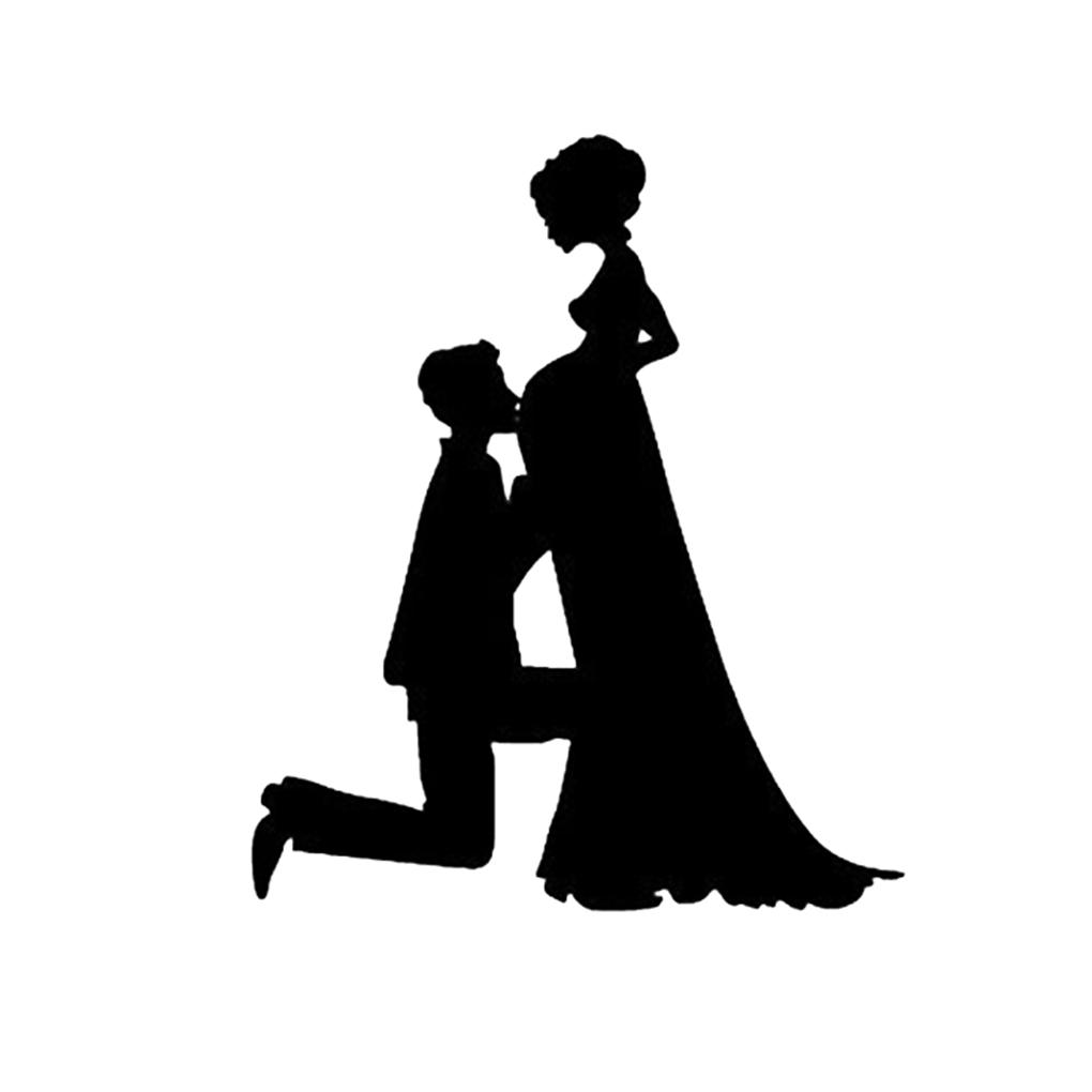 

Силуэт жениха и невесты на день святого валентина, украшение на торт, любовь, свадьба, день рождения, годовщина, акриловое украшение для кекса