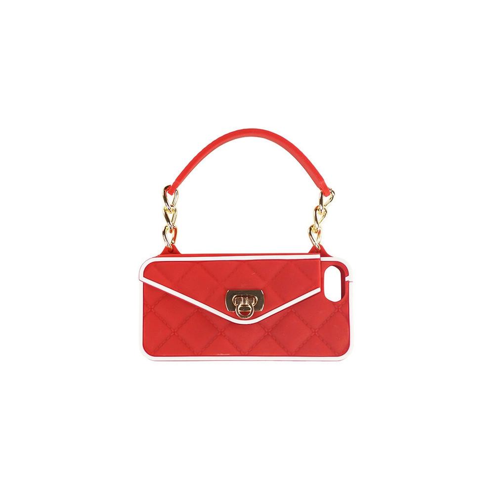 Cump??r?? Pochette iphone 5/5S/5C - Housse avec porte monnaie int?�gr?� - Rouge et or la pre??uri 