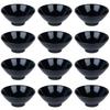 Thunder Group Rice Bowls and Rice Set of 12cm Diameter X Melamine Dishwasher Commercial Product Bowls, 12, 5.1cm Height, Safe, Shatter-Resistant, Use,