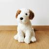 Lifelike Fake Dog Statue Realistic Animal Figurine Simulation Puppy Ornament for Home Decor Desk Shelf Decoration Gift 10in