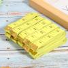 10Pcs Double Scale Soft Tape Measure Yellow Tailor Cloth Ruler  For Weight Loss