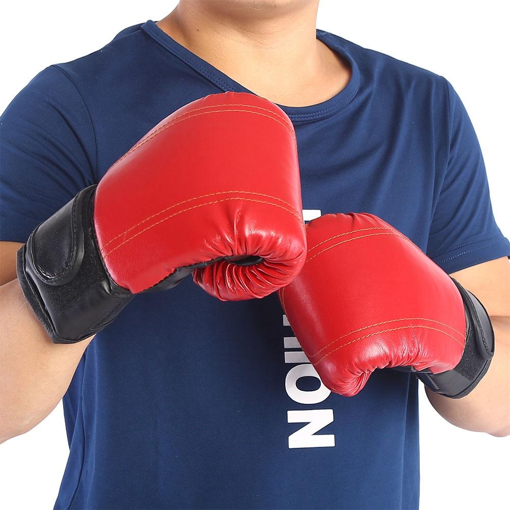 1Pair Set Adult Boxing Fighting Muay Thai Sparring Punching Kickboxing Grappling Sandbag Gloves