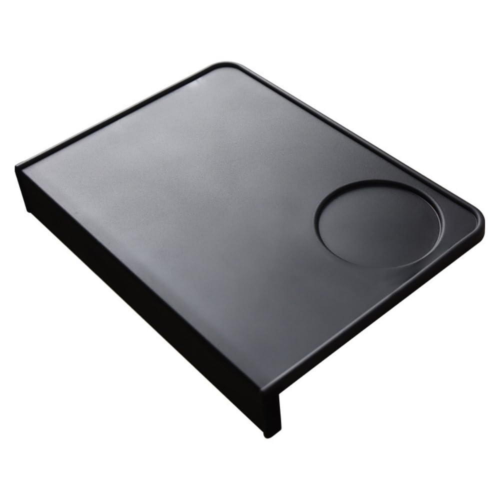 

JP Number Tamper Mat, Espresso Tamping Mat, Coffee Tool, Protective Mat for Easy Work (Black)