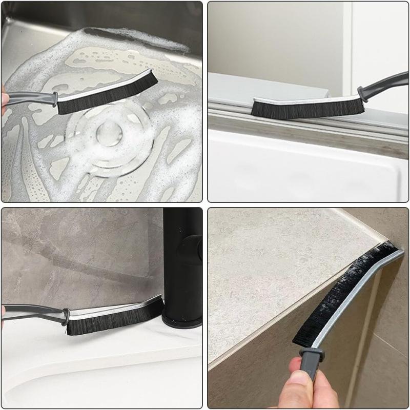 Hard-Bristled Crevice Cleaning Brush Grout Cleaner Scrub Brush Deep Tile Joints Crevice Gap Cleaning Brush Tools Accessories