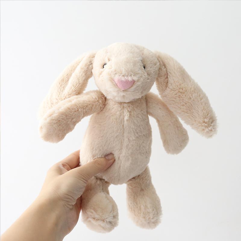 25cm Long Ears Bunny Plush Stuffed Toys For Baby Girl Appease Doll Baby Sleeping Toy Baby Gifts