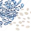 Light Blue Special-Shaped Diamond, Blue Water Drop Style, Flat-Bottomed Special-Shaped Diamond Mixed Diy Nail Art Jewelry.