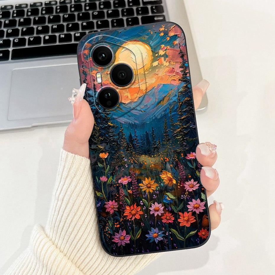 Fashion Painting Phone Case For Honor 400 Pro Honor400 Soft Silicone Shockproof Cover For Honor 400 400Pro 5G Cases Bumpers