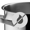 WMF (WMF) Double-handled shallow saucepan, 20cm, IH and gas stove compatible, matte finish, heavy-duty design, "Gourmet Plus Low Casserole," stainless