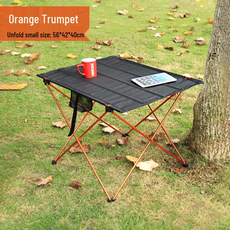 Portable Aluminum Folding Picnic Table for Outdoor Leisure & BBQs