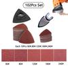 102-piece finger and triangle sandpaper set