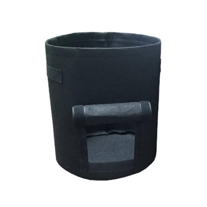 Visible Strawberry Sweet Potato Grow Bags Thickened Nonwoven Fabric Pots 4/7/10 Gallon Pot for Garden Planting Bags