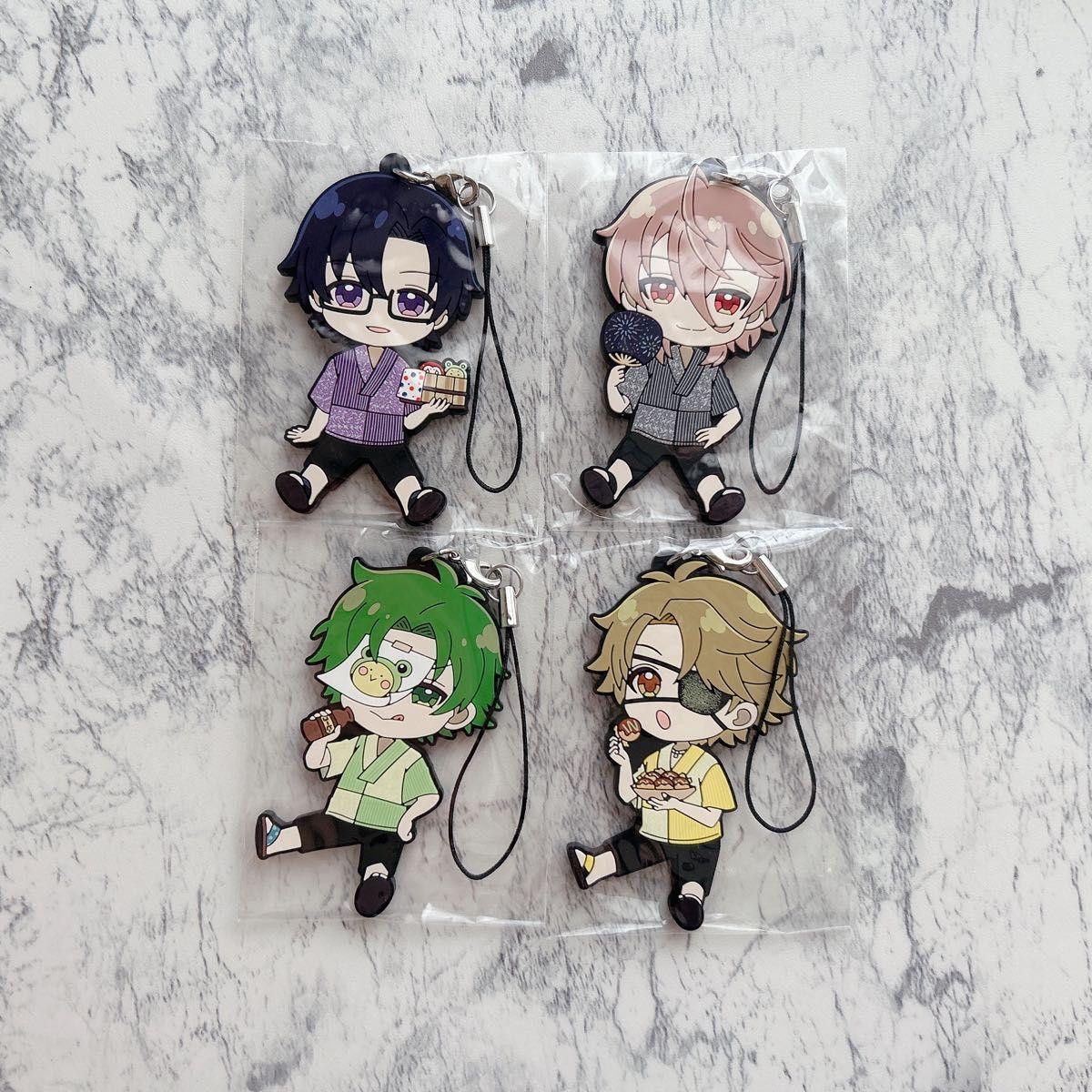 Used Colorful Peach Karapichi Gokurakuyu Rubber Strap Bulk Sale