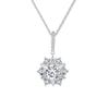 Moissanite Silver Star Necklace 1.0 Ct Silver 925