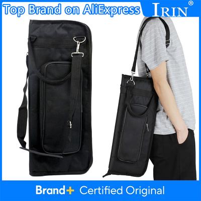 IRIN Black Drum Stick Handbag Thicken Cotton Oxford Cloth Waterproof Backbag Jazz Drum Big Capacity Bags Percussion Instrument