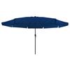 Garden Sun Umbrella Azure Blue 395 X 395 X 245 Cm Polyester