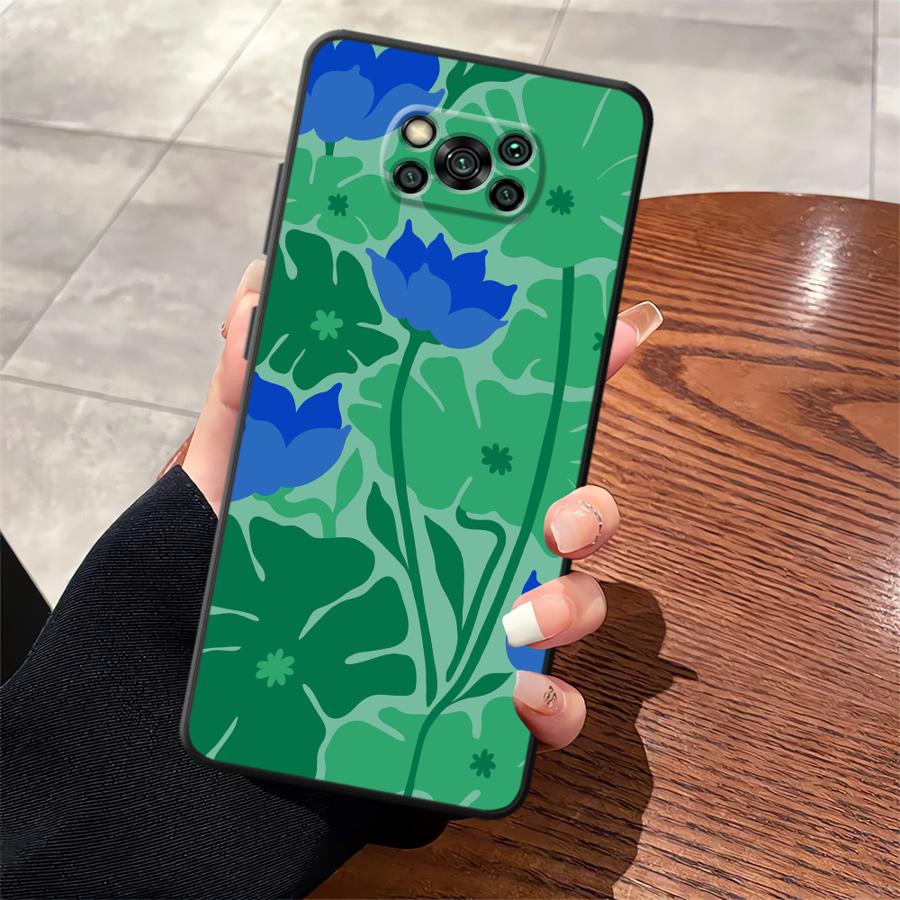 Funda Phone Cover Case for Xiaomi Poco F8 F3 M5 C75 C71 C61 M3 M4 M7 C50 F1 X3 X4 X5 X7 Pro Cartoon Pattern Art