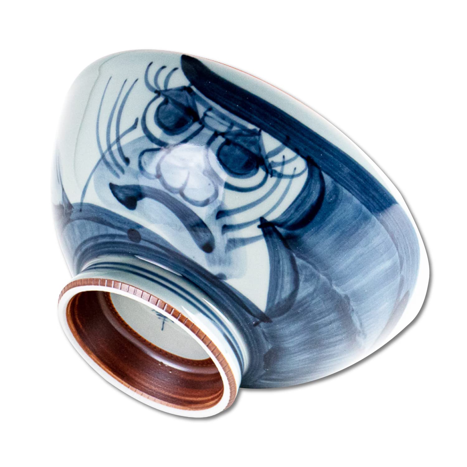 

Rice rice large extra Hasami Arita extra large bowl, bowl, size, large, stylish, ware, ware, Daruma, синий