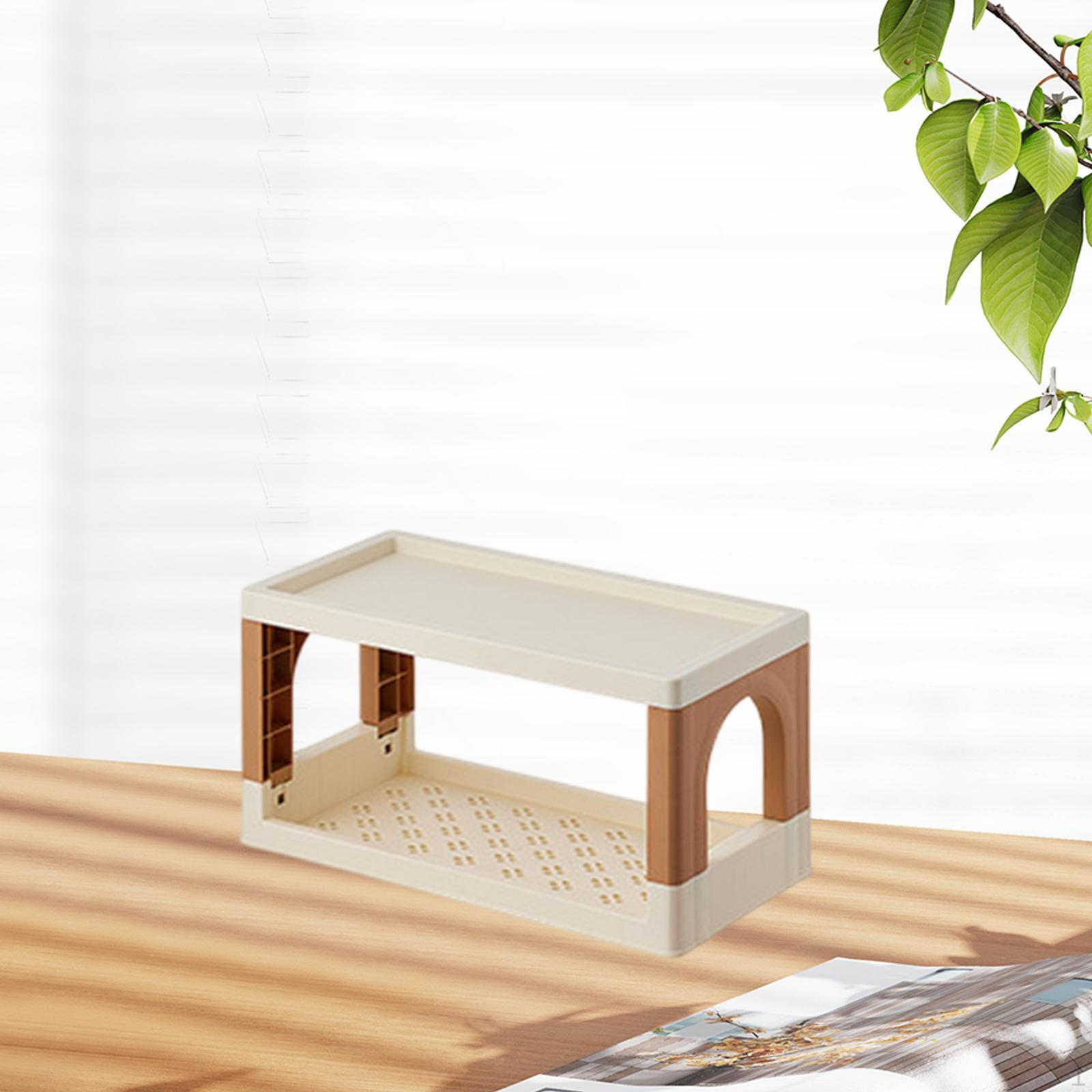 

Настольный органайзер для хранения вещей на кухне и в офисе 2 Layer