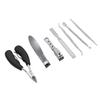 7pcs Toenail Clippers Ergonomic Handle Stainless Steel Nail Clippers Pedicure Tools with Storage Case