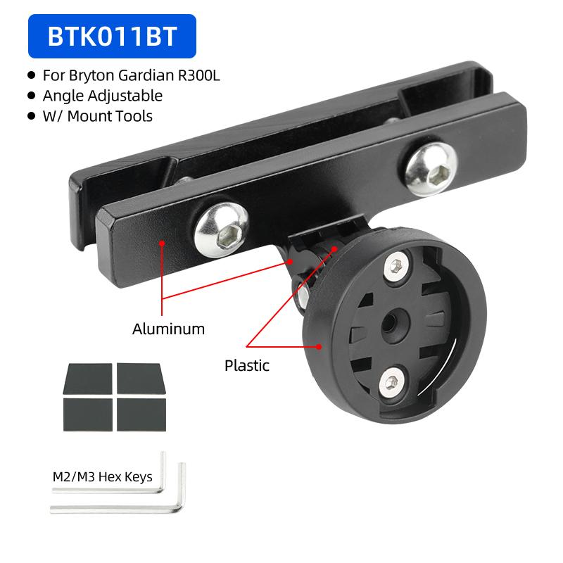 MTB Road Bike Rear Lamp Bracket Radar Light Stand for Bryton Gardian R300L Seatpost Saddle Rail Mount Fits GoPro Adaptions