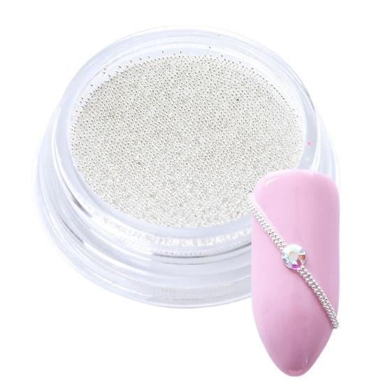 1 Box Exquisite Nail Easy Decorations Sturdy Manicure Paste Beautiful Trendy DIY Metal Steel Bead