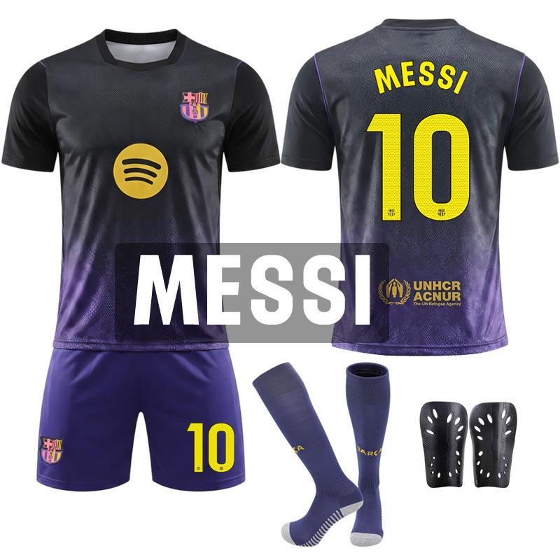 Stagione 2024-2025 Barcellona Maglia da trasferta Yamal #10 Set Completo da Calcio