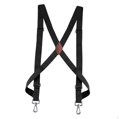 Bretelle da Uomo Donna Ganci Girevoli Robusti Elastico Tipo X Unisex per Passanti Clip Laterale