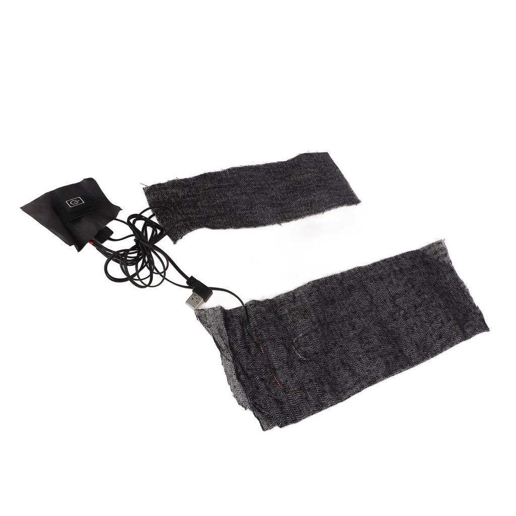 Clothes Heating Pad 3 Gears 2 in 1 Carbon Fiber USB Powered Warmer Pad for Skiing