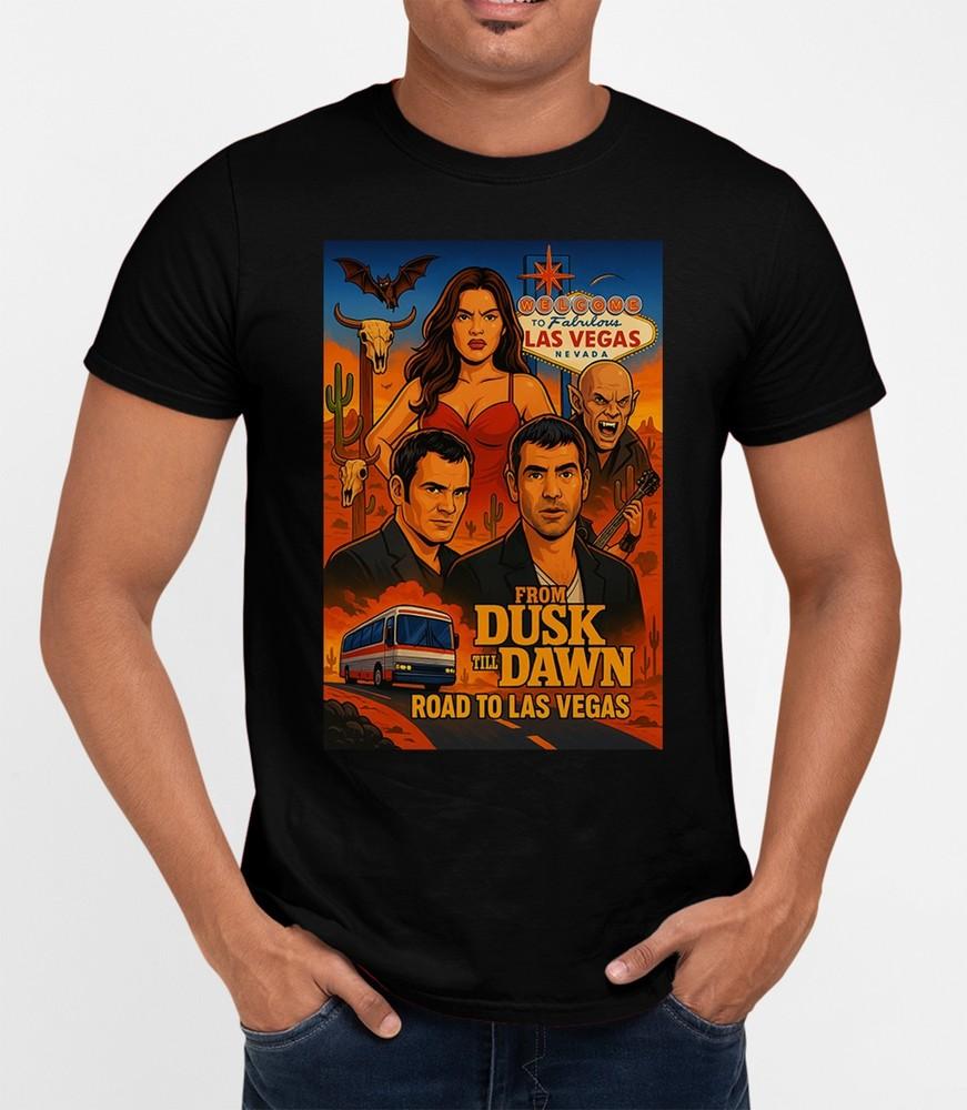 

Dusk till Dawn T-Shirt Cool Retro Movie Film Classic Tee Gift Xmas Unisex T-Shirt XL