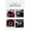 1/24 McLaren 720S Electroplate Version Alloy Track Racing Car Model Diecast Metal Sports Car Vehicle Model Sound and Light Kids Toy Gift