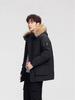 Men's Winter Hooded Down Jacket - Trendy, Stylish, Mid-Length, Red Outerwear for Couples (2025 Edition)