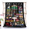 3D Classic Friends Theme Printed Blanket,Bedroom Living Room Sofa Chairs Bed Decor Blanket Wonderful Gift Blanket Fast Shipping
