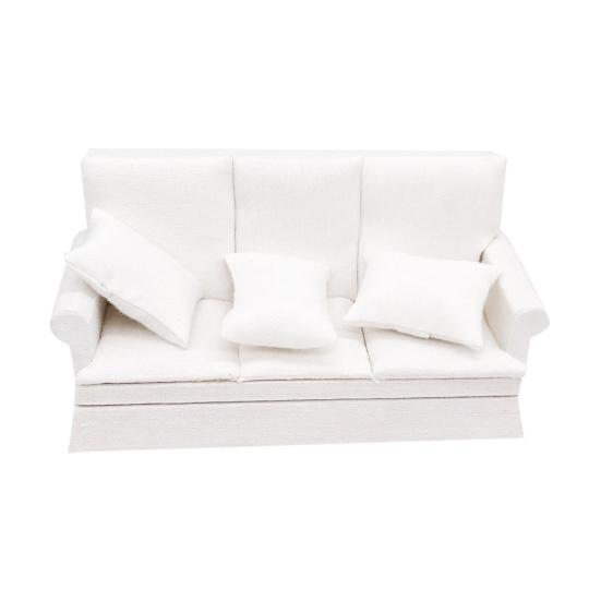 1/12 Mini Doll House Simulation Sofa Living Room Model Decoration Kids Toy Gift
