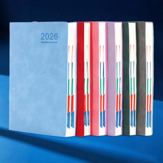 2026 Daily Planner Schedule Book A5 Hardcover Planner with Colorful Tabs Appointment Book Reminder To Do List Yearly Planner