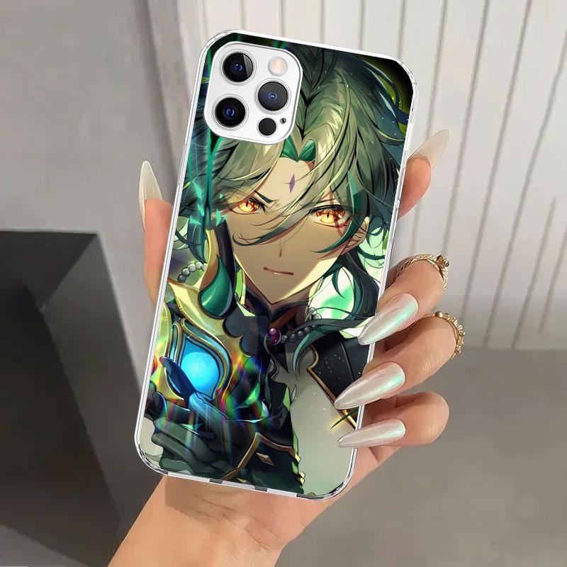 Xiao Genshin Impact Phone Case for Iphone 17 Air 16 15 Plus 14 13 Mini 12 11 Pro Max 16E 7 8 SE 2020 Soft Funda Print Shell 17 A