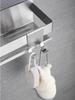 Moisture-Resistant, Anti-Corrosion 304 Stainless Steel Nail-Free Bathroom Shelf