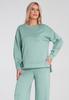 Elegant Women's Tracksuit - Set Hoodie and Trousers - Mint M1250 R. S