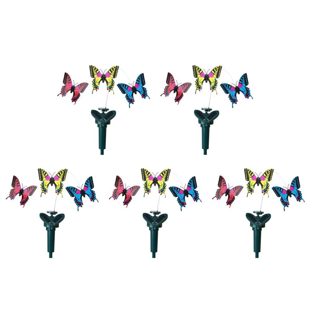 Solar Flying Humming Bird Indoor Outdoor Dancing Fluttering Butterflies Waterproof Creative Craft Atmosphere for Home Walkways