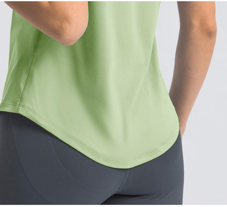 Ice-Cool Breathable Yoga T-Shirt: Quick-Dry, Moisture-Wicking Fitness Top