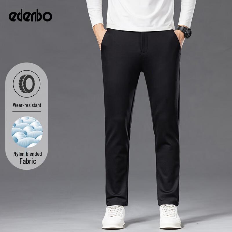 

Edenbo Men s Autumn/Winter Straight-Leg Casual Trousers 35