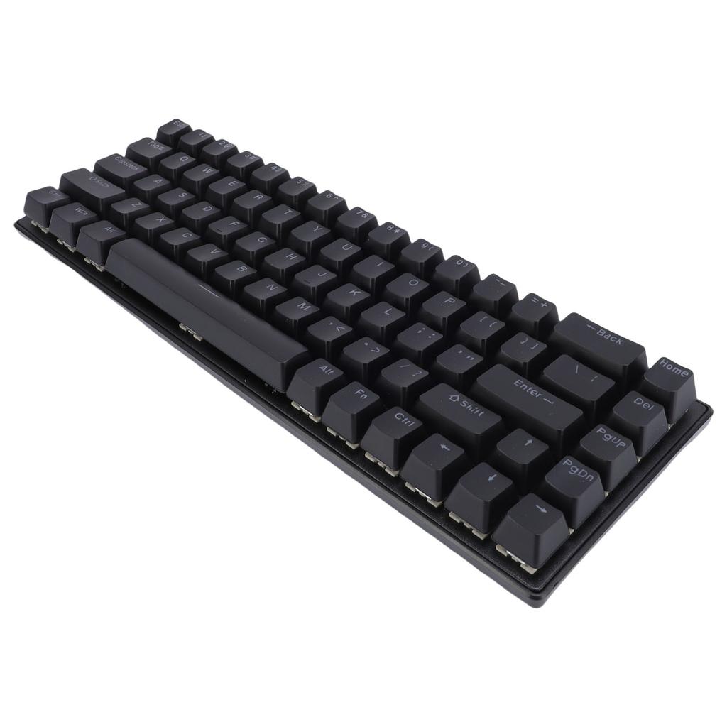68 Key Wired Mechanical Keyboard RGB Backlight Blue   60% Compact Ergonomic Gaming Keyboard for PC Laptop  