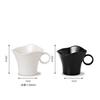 French ceramic mug coffee cups High aesthetic household water cup Piano baked paint surface Large capacity breakfast milk mug