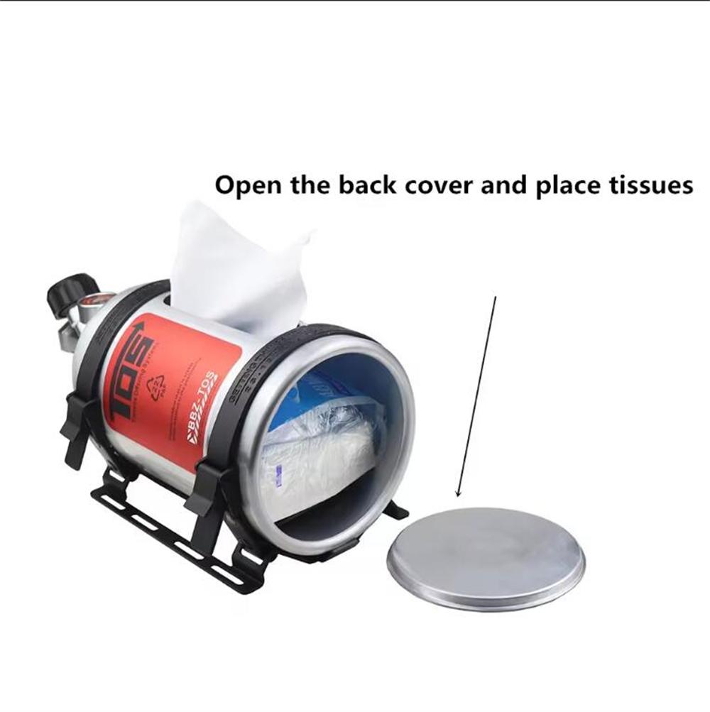 Cool Tissue Box Napkin Holder Case Car Supplies Idea Goods Aluminum Alloy Napkin Box For Paper Handkerchiefs