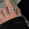 High-End 2025 Trend: Damen Stilvoller Zirkon Schweinenase Ring Zeigefinger Schmuck