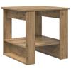 Artisan Oak Coffee Table 51 X 50 X 50 Cm Engineered Wood
