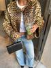 Women's Leopard Print Casual Short Jacket - Autumn/Winter 2025 European & American Style
