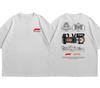 T-shirt F1 Verstappen da Uomo in Cotone Oversize Grafica Auto da Corsa Girocollo Moda Manica Corta Pesante Abbigliamento Donna Uomo