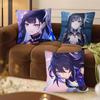 1pc Game Anime Honkai Star Rail Seele Pillow Case Fashion Square Pillowcase Bedroom Sofa Room Ins Decoration Leisure