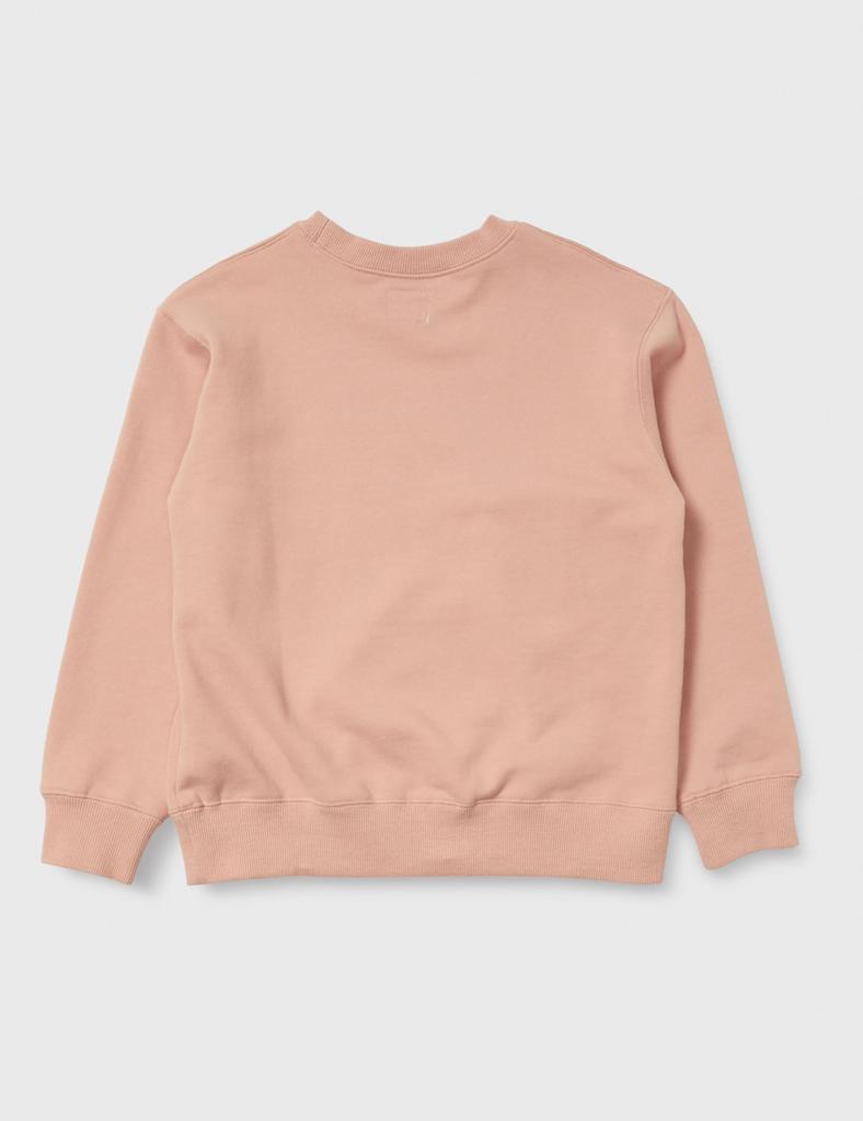 Lee Logo Sweatshirt In Smoke Sizes Kids' Pink, 110-150cm